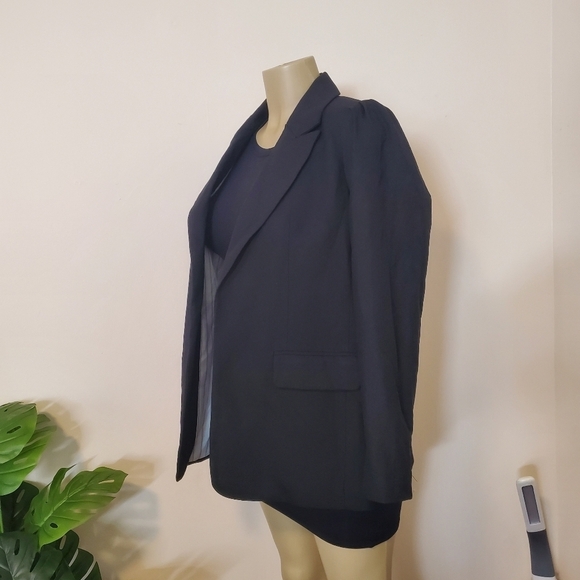 Black Career Blazer Jacket Size Small NWT Business Office - Picture 3 of 11